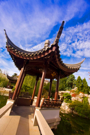 pdx chinese garden fall